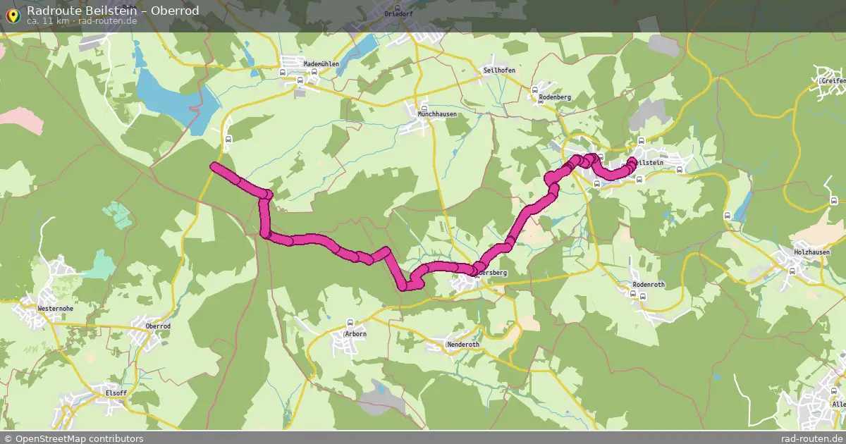 Radtour Beilstein – Oberrod