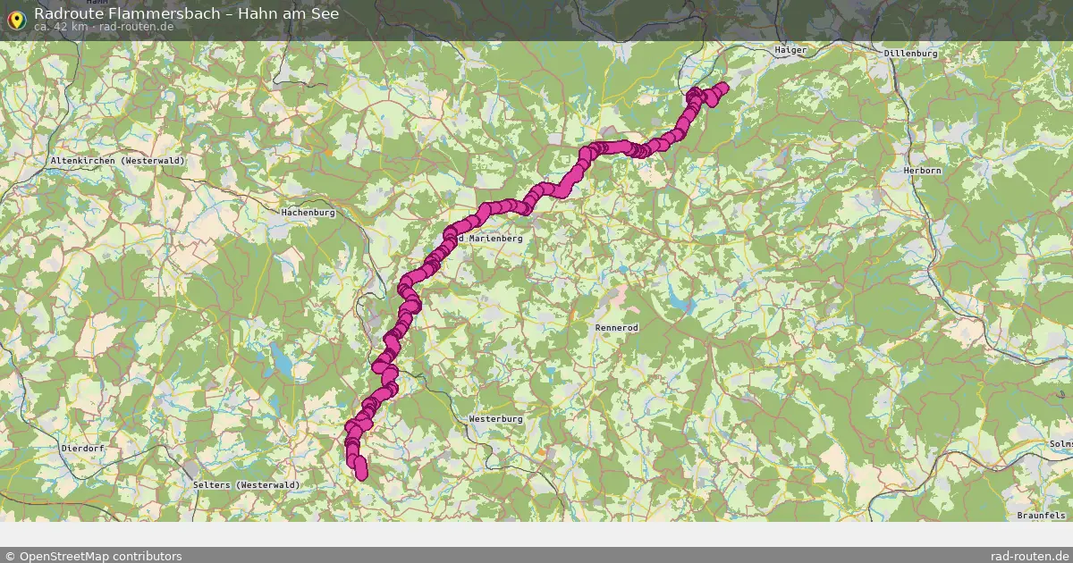 Radtour Flammersbach – Hahn Am See