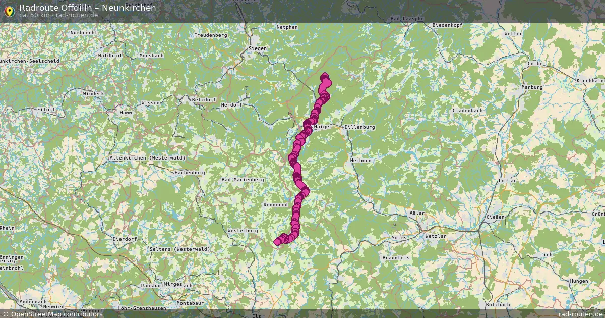 Radtour Offdilln – Neunkirchen