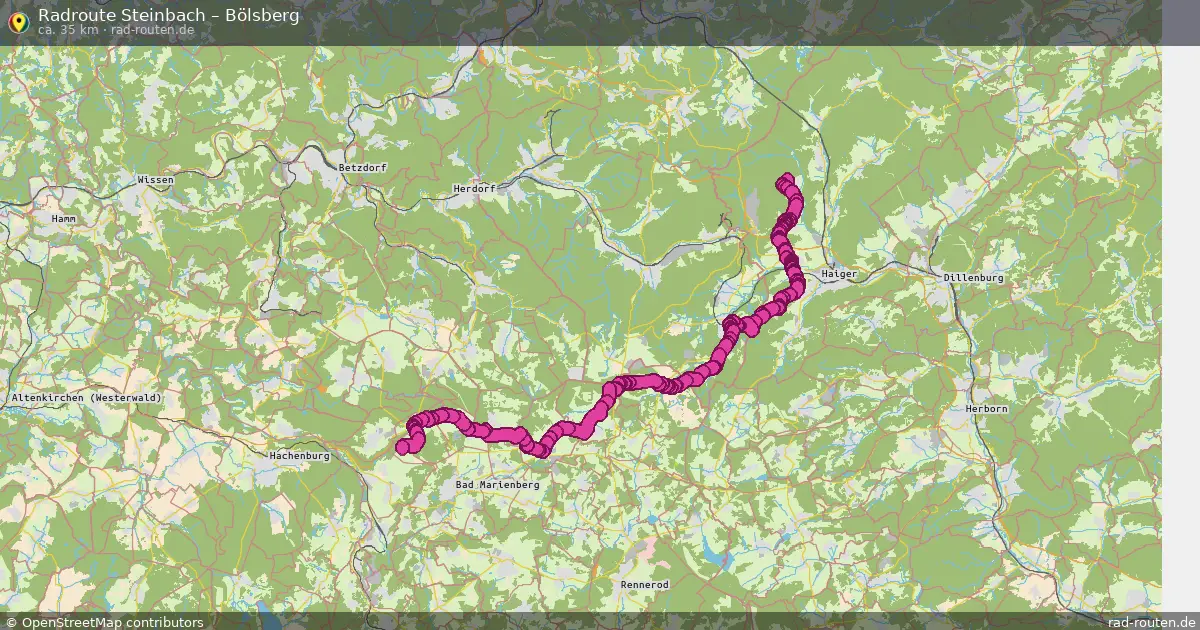 Radtour Steinbach – Bölsberg