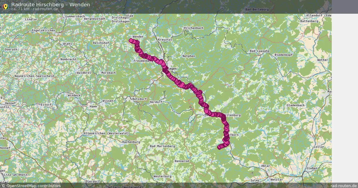 Radtour Hirschberg – Wenden