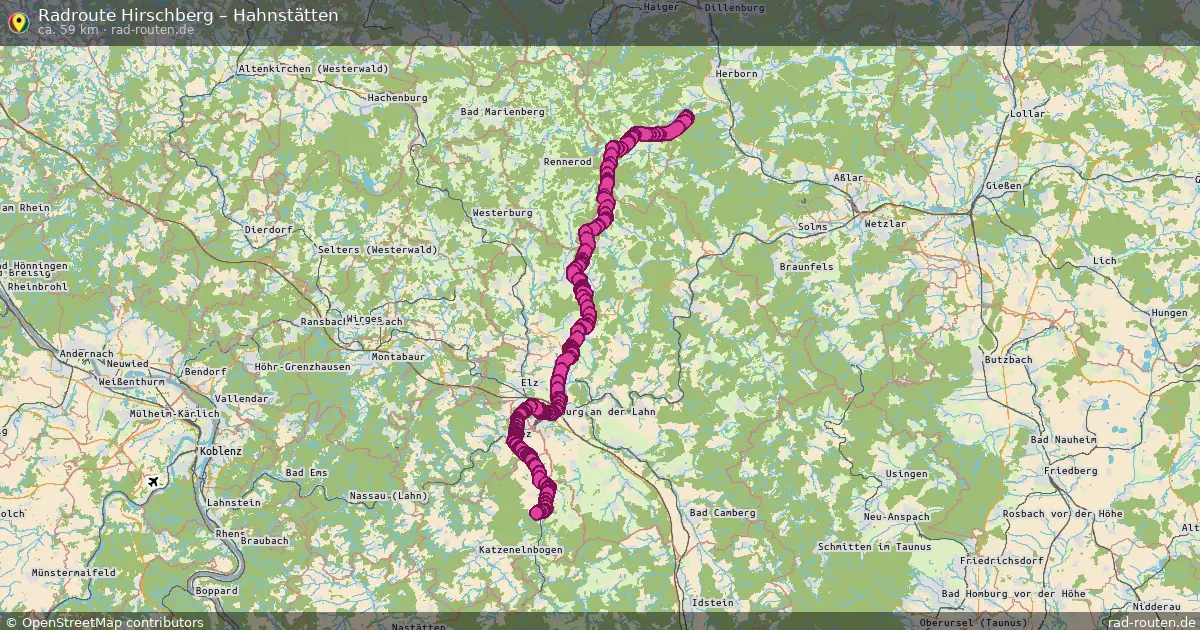 Radtour Hirschberg – Hahnstätten