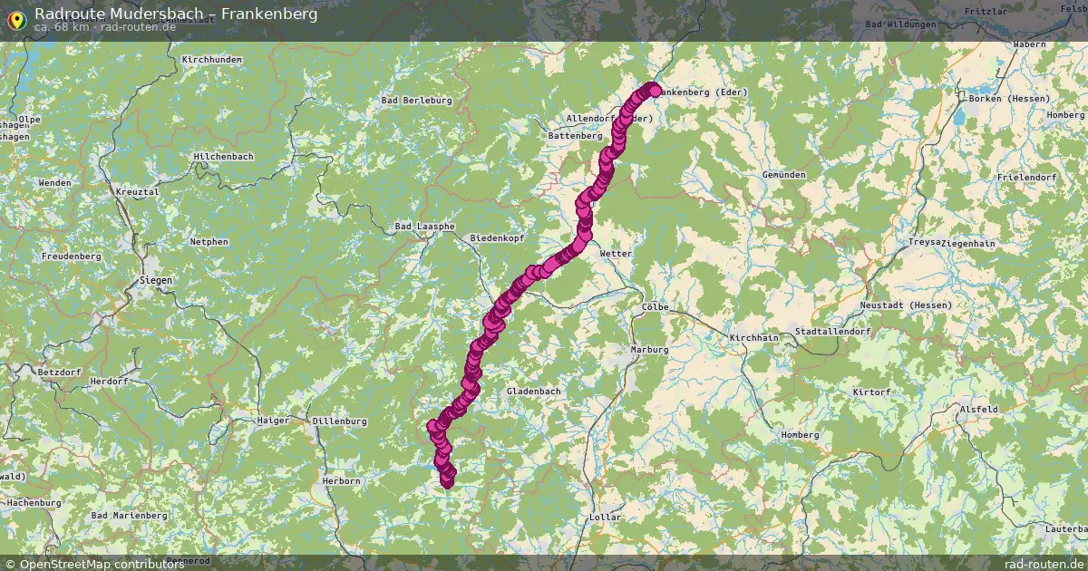Radtour Mudersbach – Frankenberg