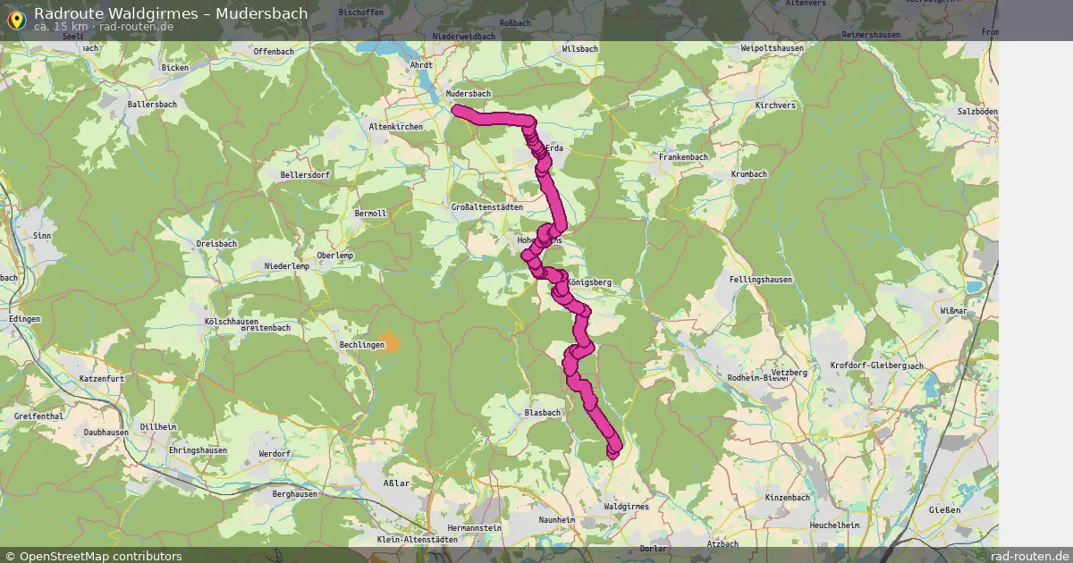 Radtour Waldgirmes – Mudersbach