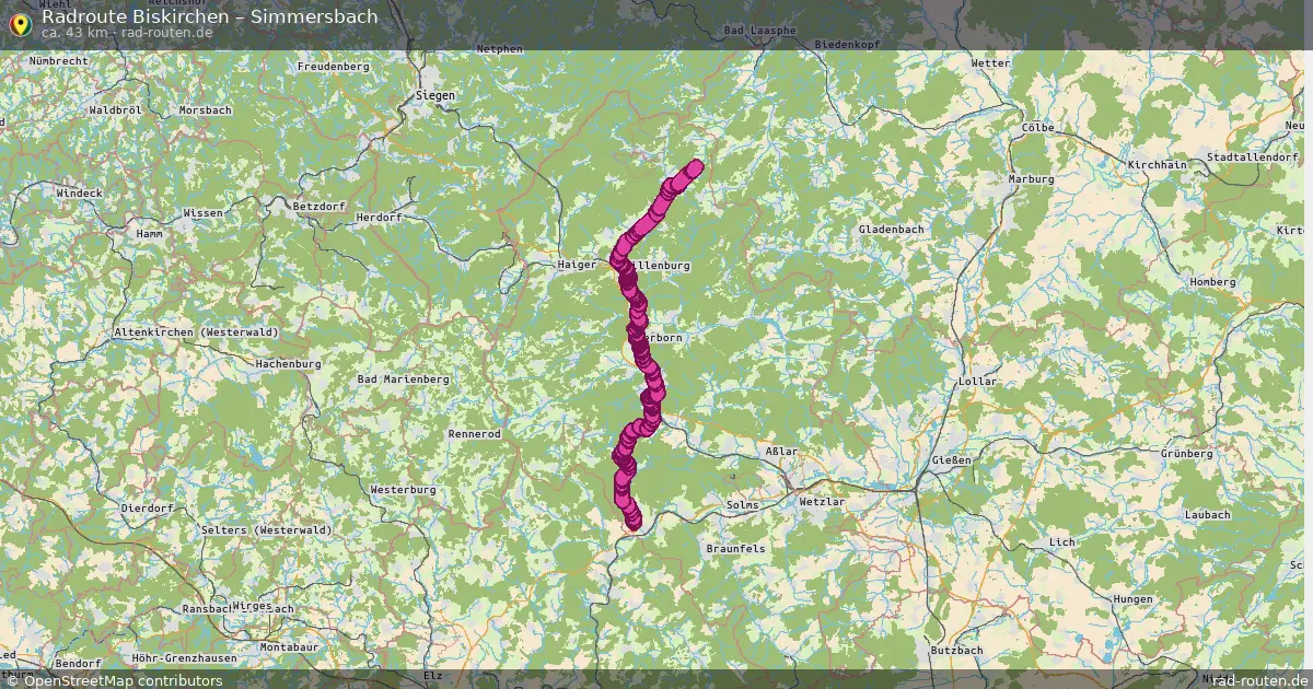 Radtour Biskirchen – Simmersbach