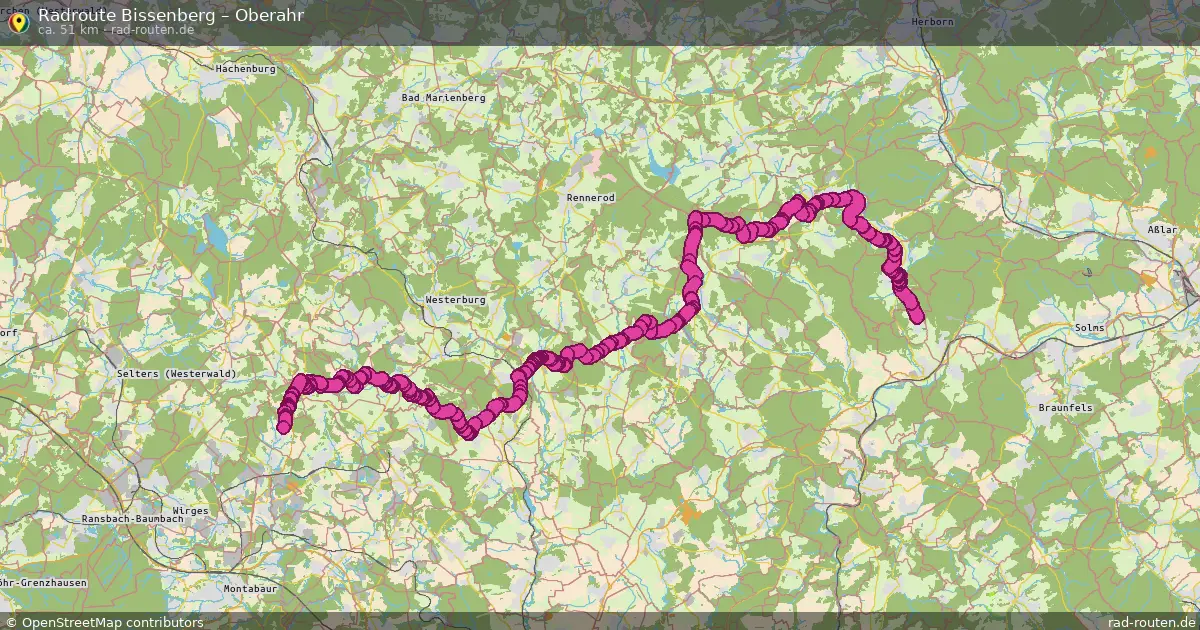 Radtour Bissenberg – Oberahr