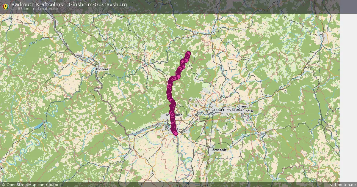 Radtour Kraftsolms – Ginsheim-Gustavsburg