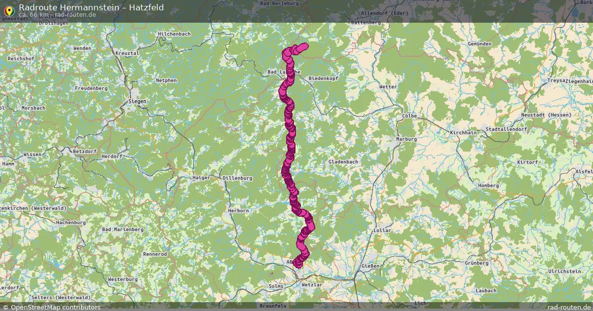 Radtour Hermannstein – Hatzfeld