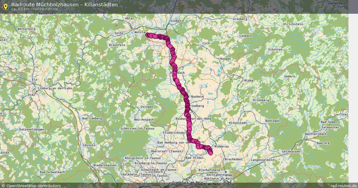 Radtour Müchholzhausen – Kilianstädten