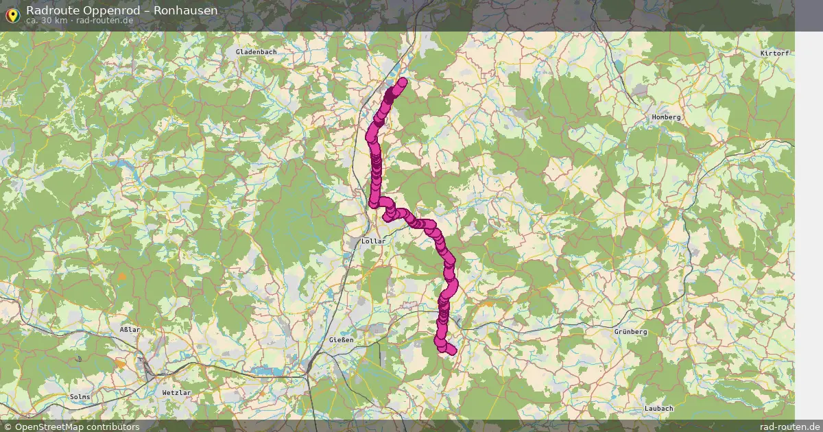 Radtour Oppenrod – Ronhausen