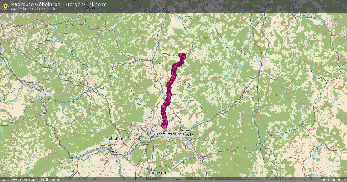 Radtour Göbelnrod – Bergen-Enkheim