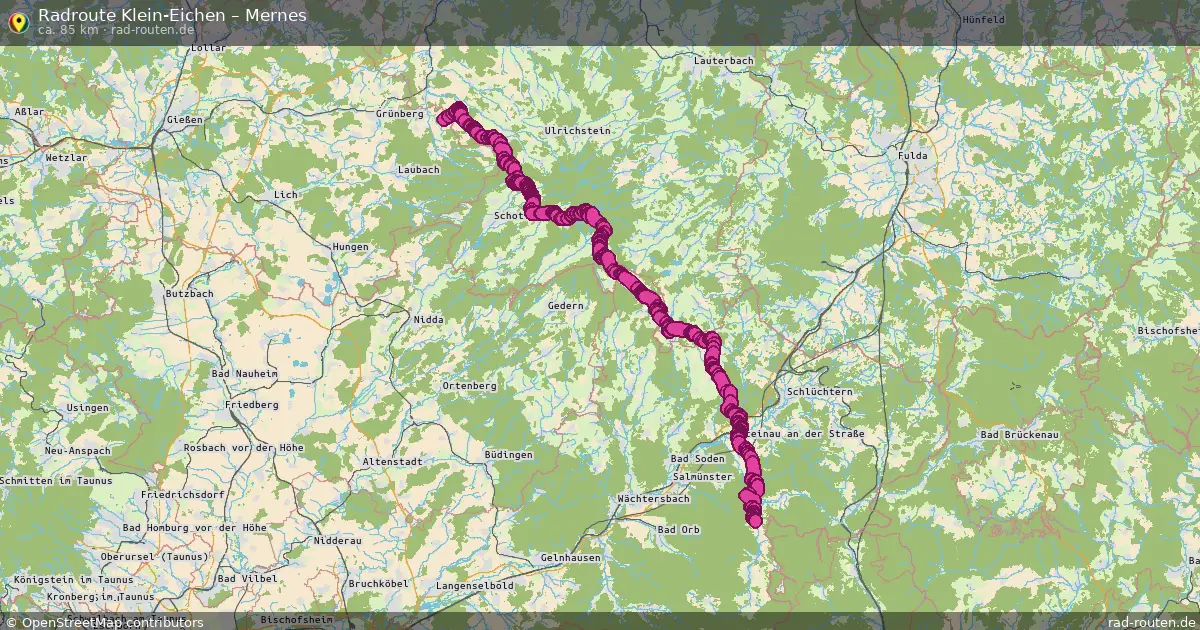 Radtour Klein-Eichen – Mernes