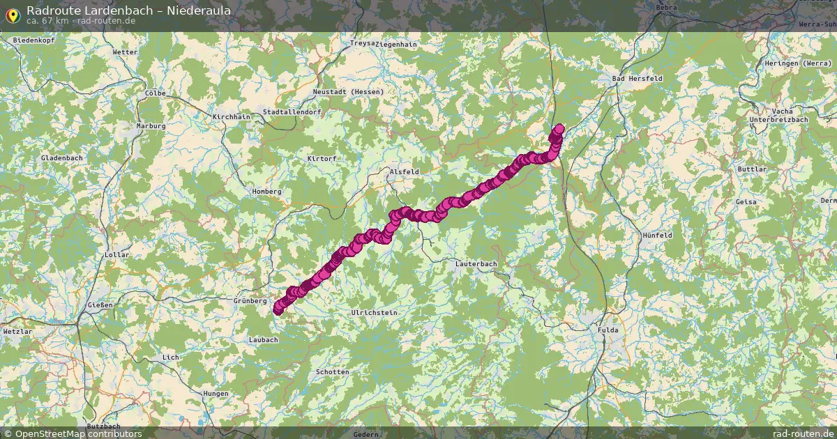 Radtour Lardenbach – Niederaula