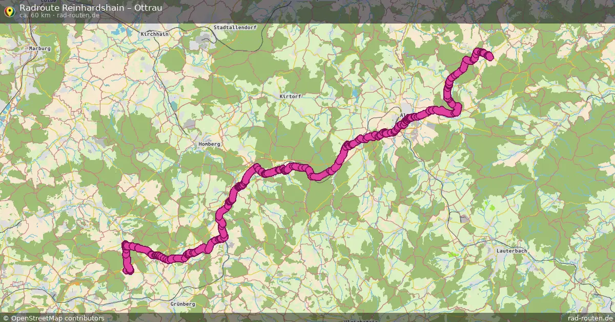 Radtour Reinhardshain – Ottrau