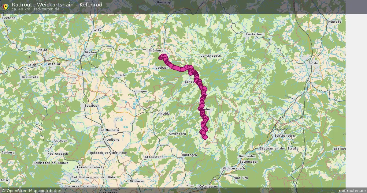 Radtour Weickartshain – Kefenrod