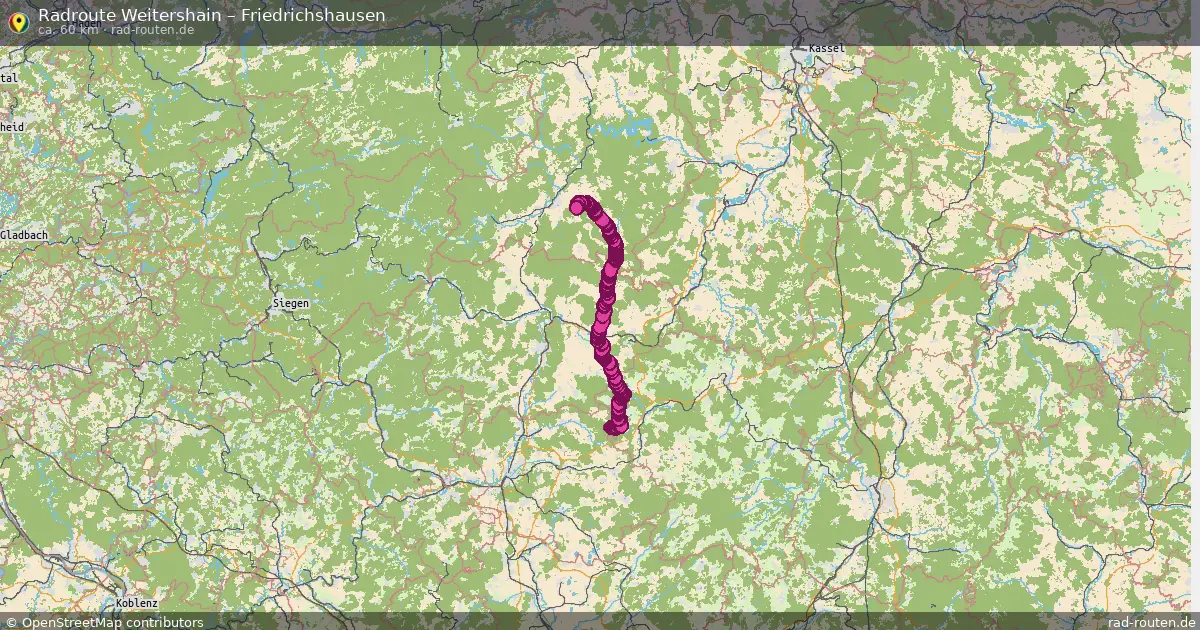 Radtour Weitershain – Friedrichshausen