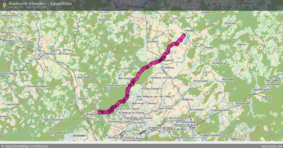 Fahrradroute Inheiden – Eppenhain