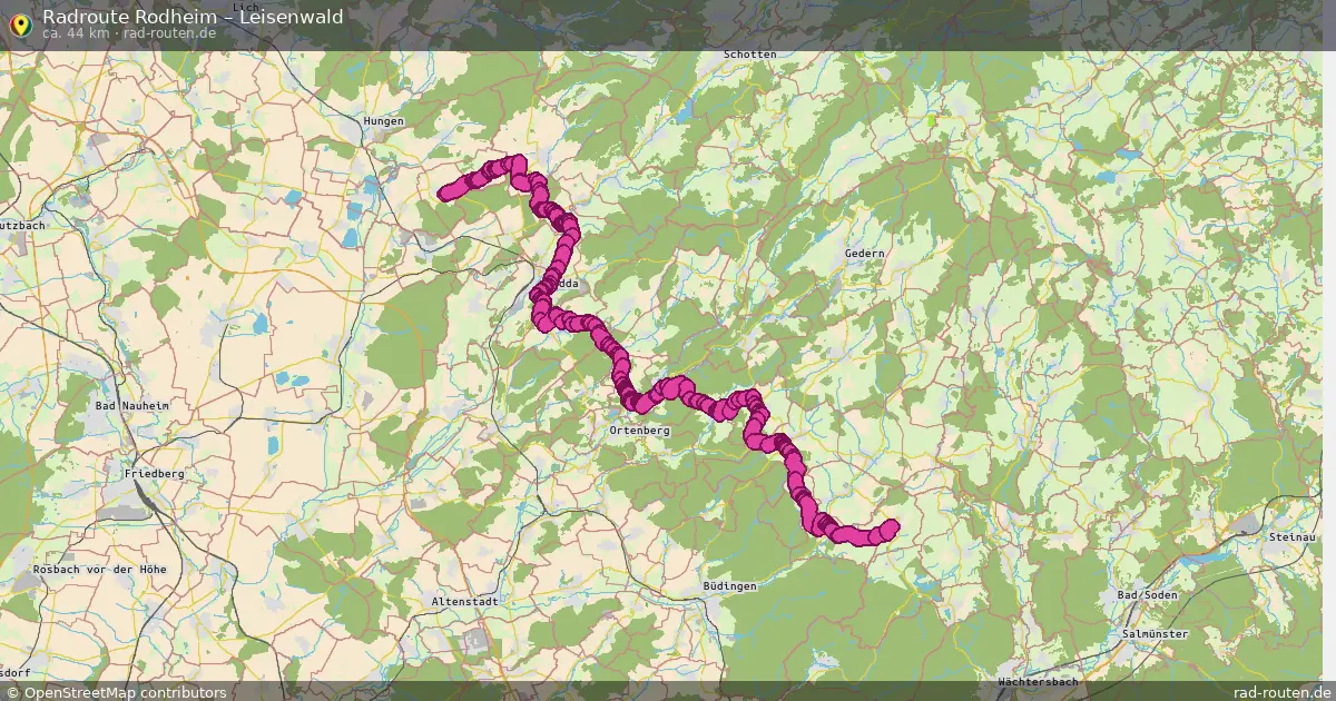 Radtour Rodheim – Leisenwald