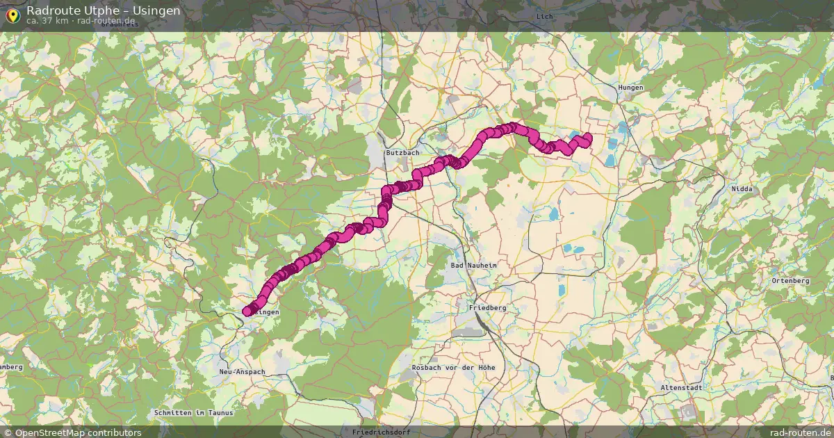 Radtour Utphe – Usingen