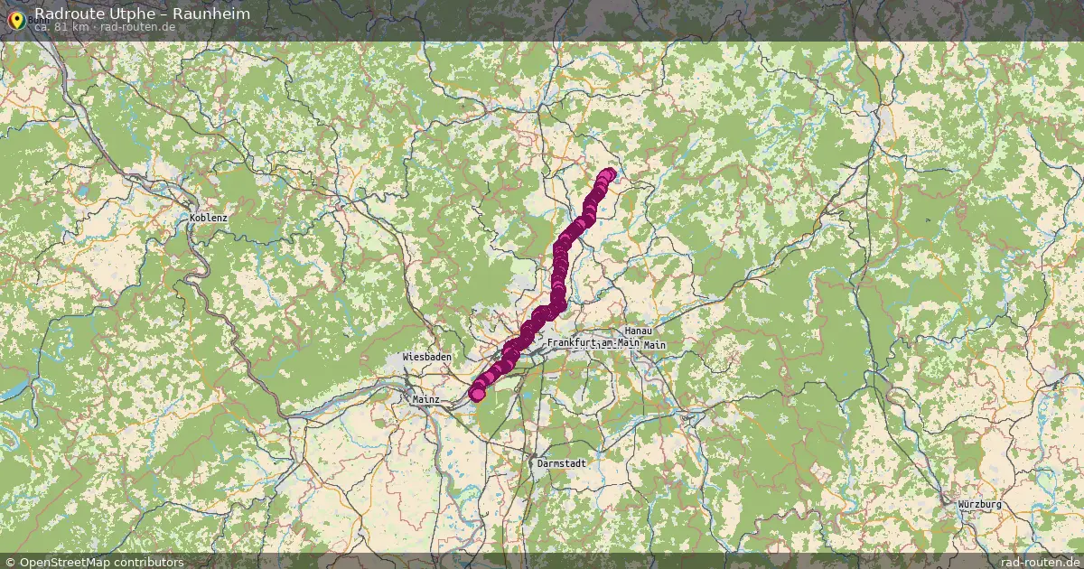 Radtour Utphe – Raunheim