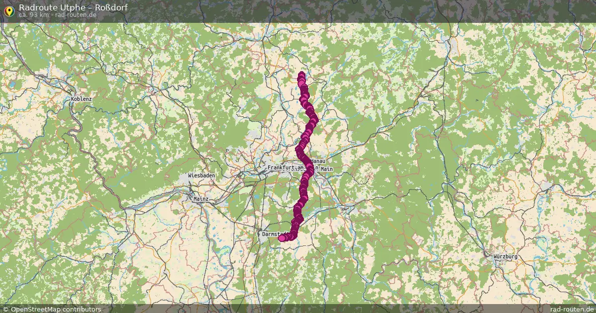 Radtour Utphe – Roßdorf