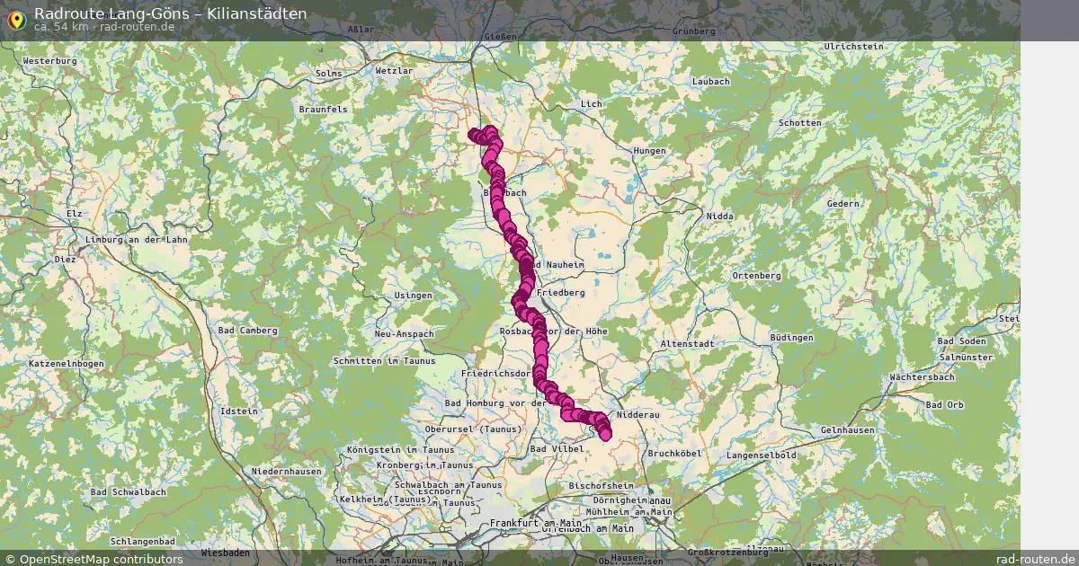Radtour Lang-Göns – Kilianstädten