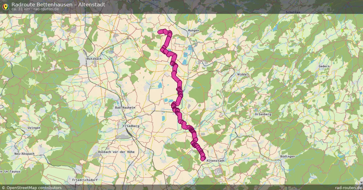 Radtour Bettenhausen – Altenstadt