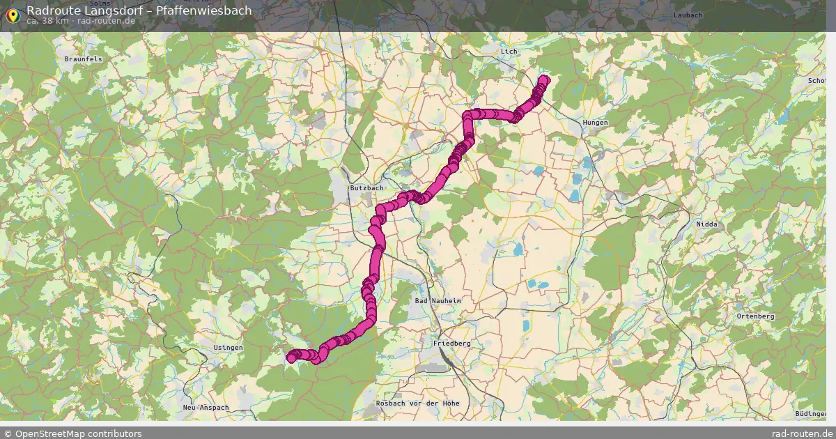 Radtour Langsdorf – Pfaffenwiesbach