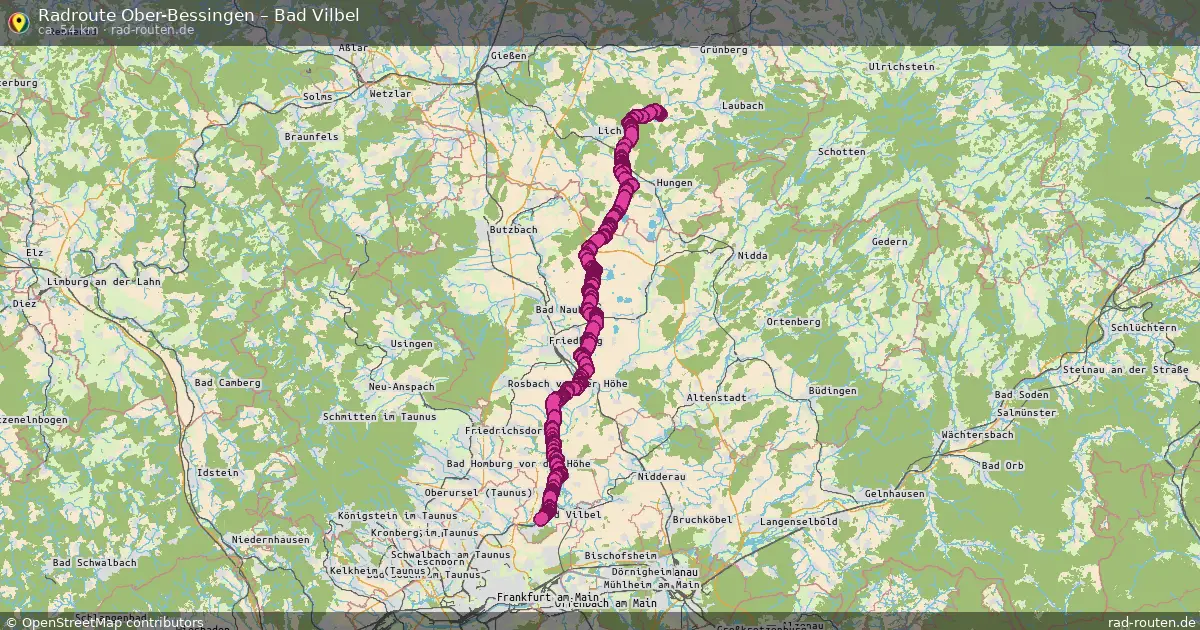 Radtour Ober-Bessingen – Bad Vilbel