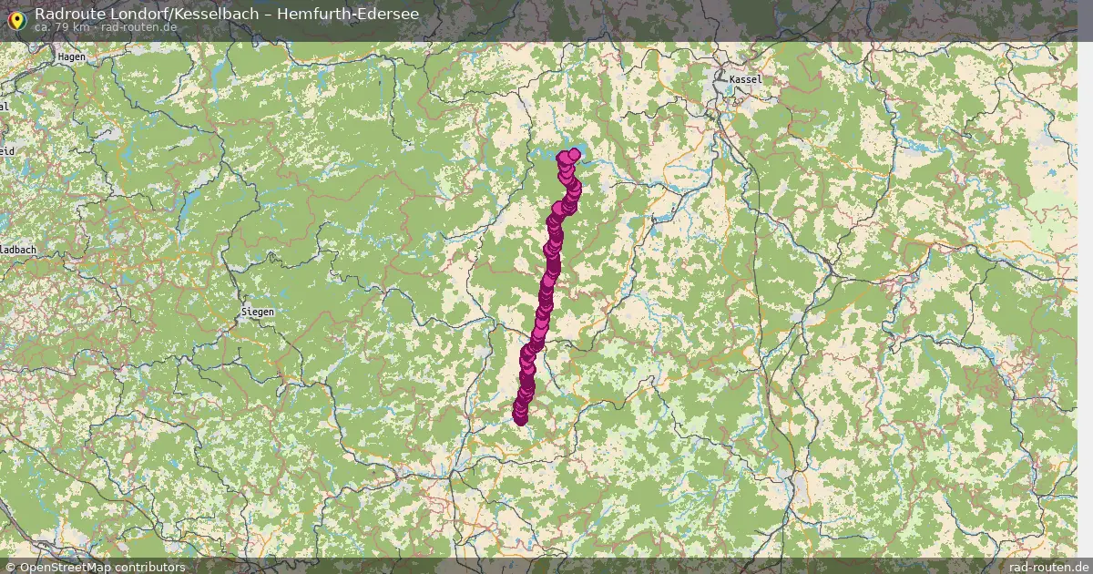 Radtour Londorf Kesselbach – Hemfurth-Edersee