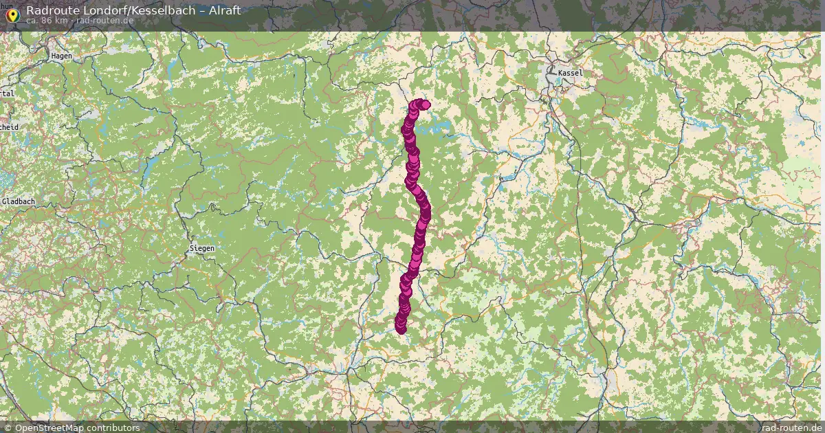 Radtour Londorf Kesselbach – Alraft