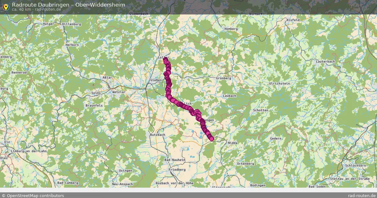Radtour Daubringen – Ober-Widdersheim