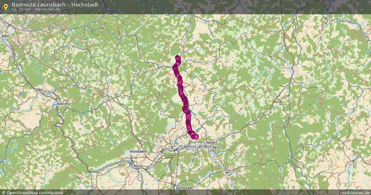Radtour Launsbach – Hochstadt
