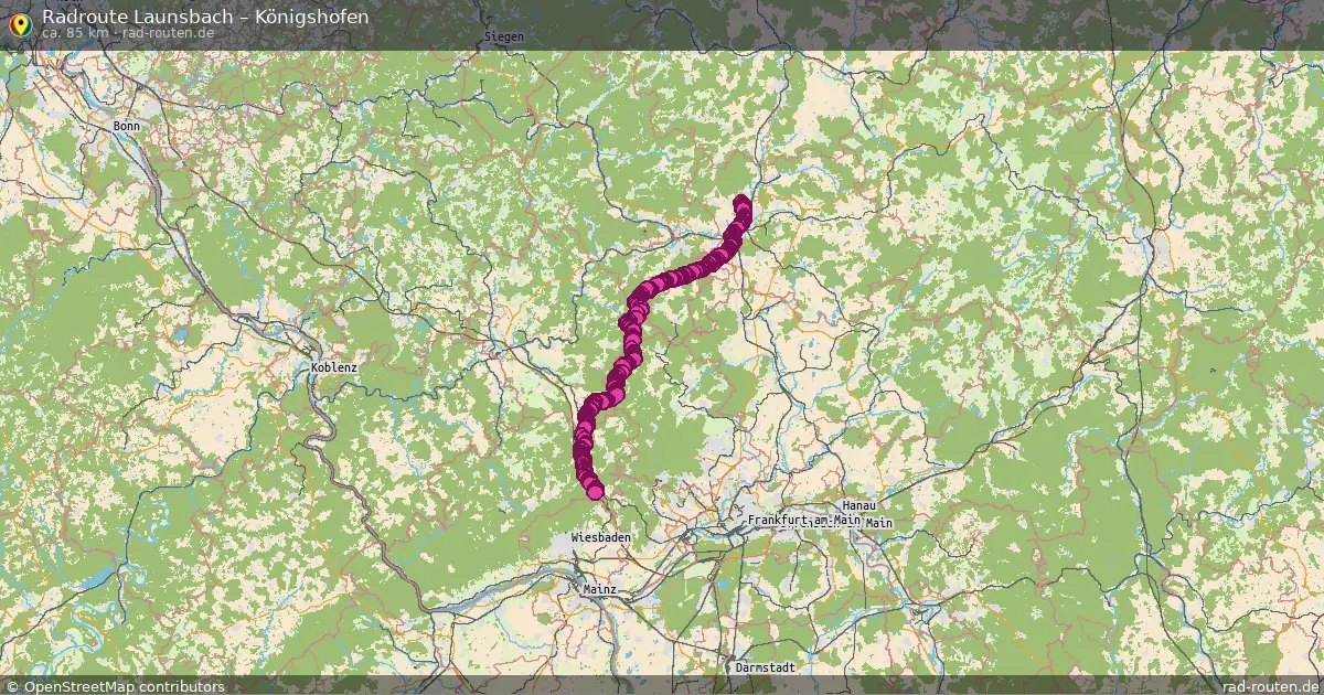 Radtour Launsbach – Königshofen