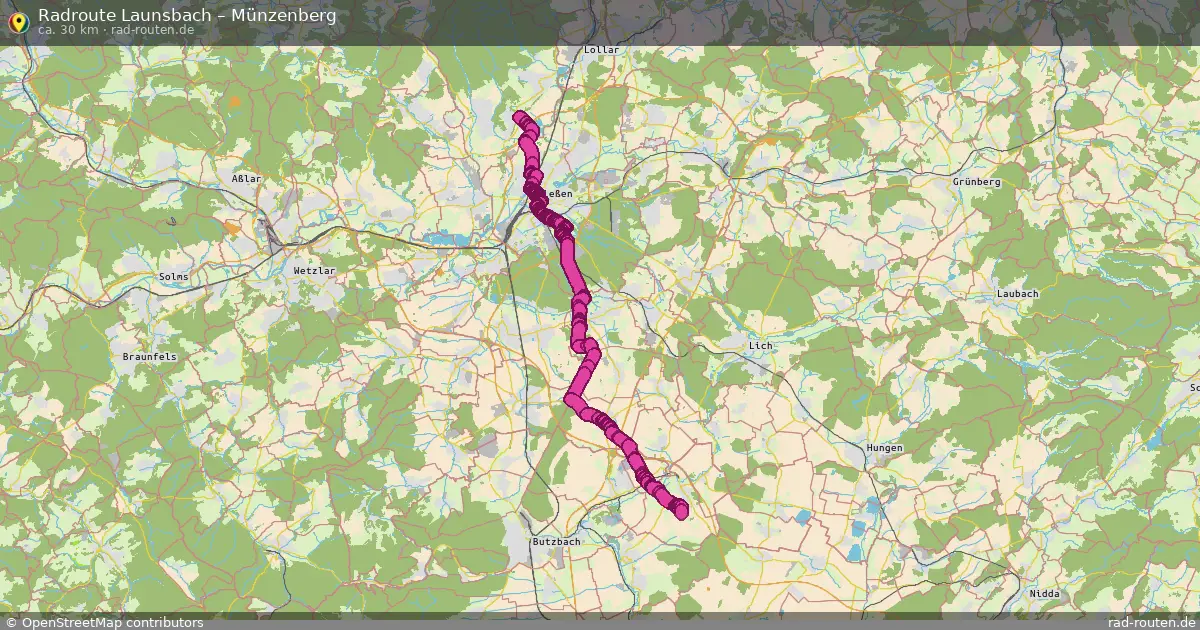 Radtour Launsbach – Münzenberg