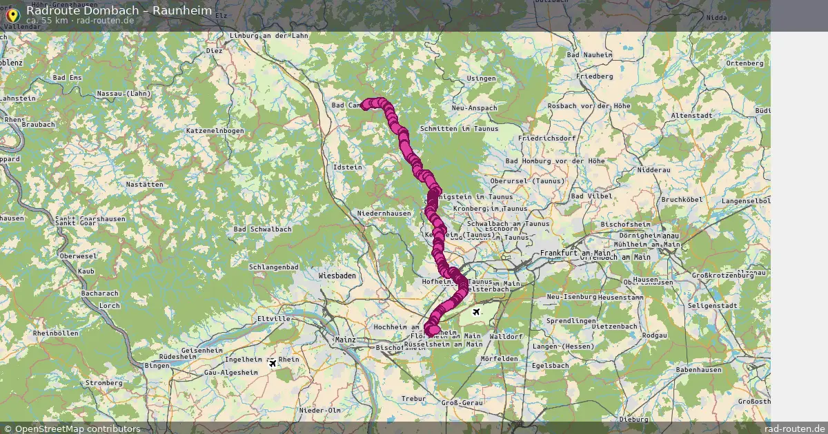 Radtour Dombach – Raunheim