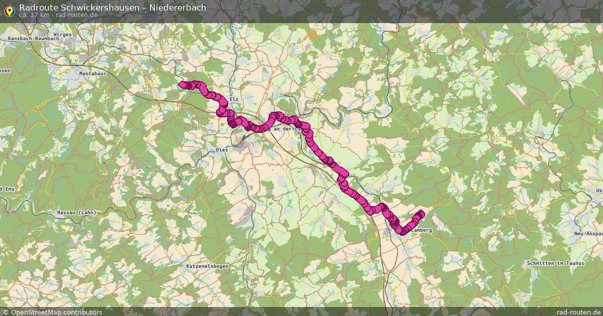 Radtour Schwickershausen – Niedererbach