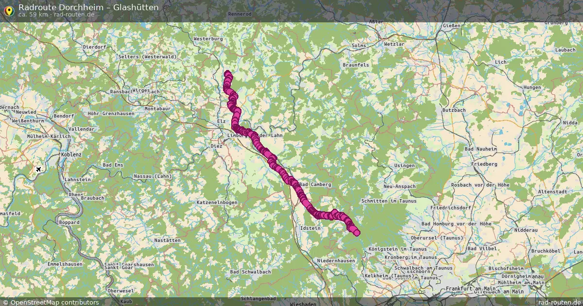 Radtour Dorchheim – Glashütten