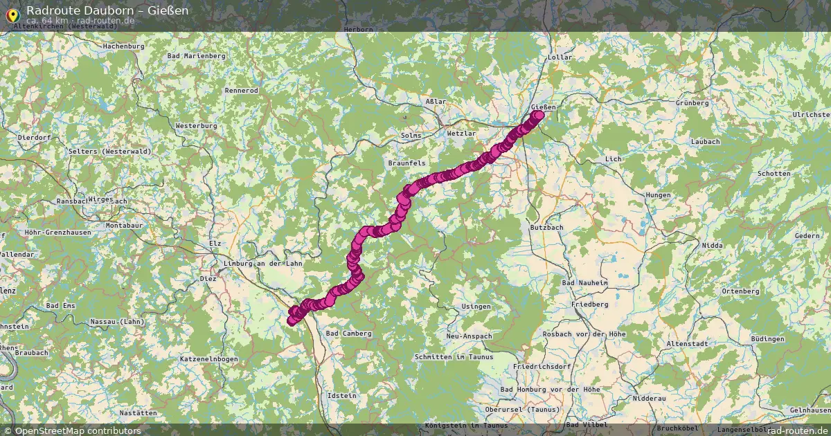 Radtour Dauborn – Gießen
