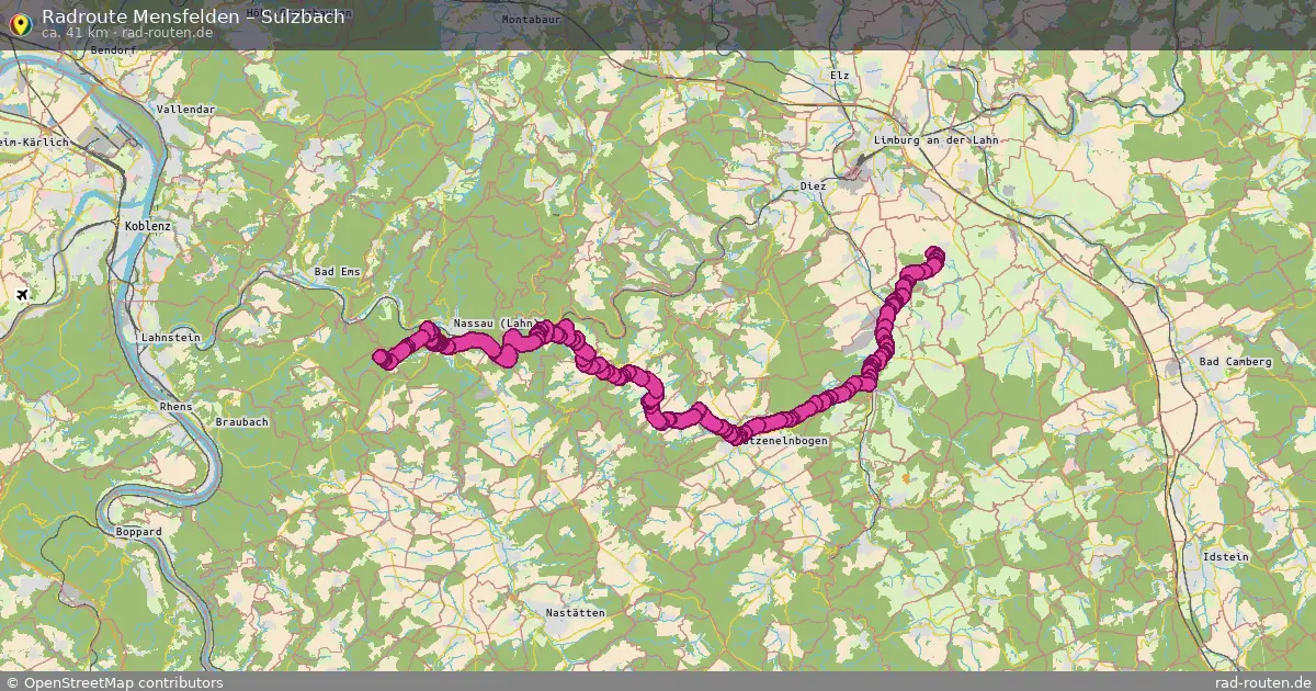 Radtour Mensfelden – Sulzbach