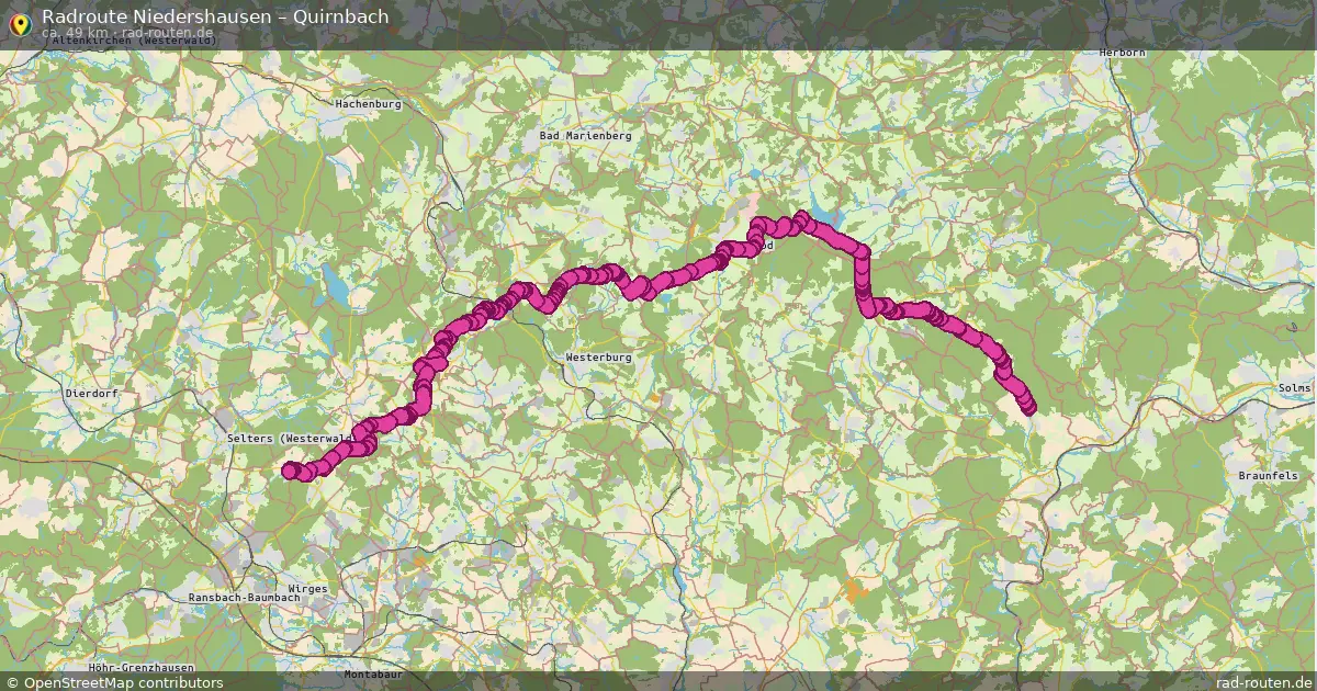 Radtour Niedershausen – Quirnbach