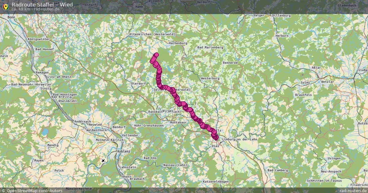 Radtour Staffel – Wied