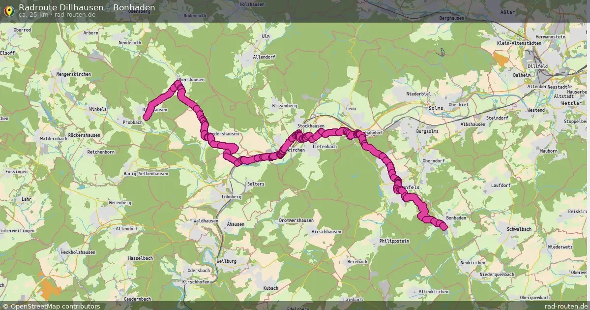 Radtour Dillhausen – Bonbaden