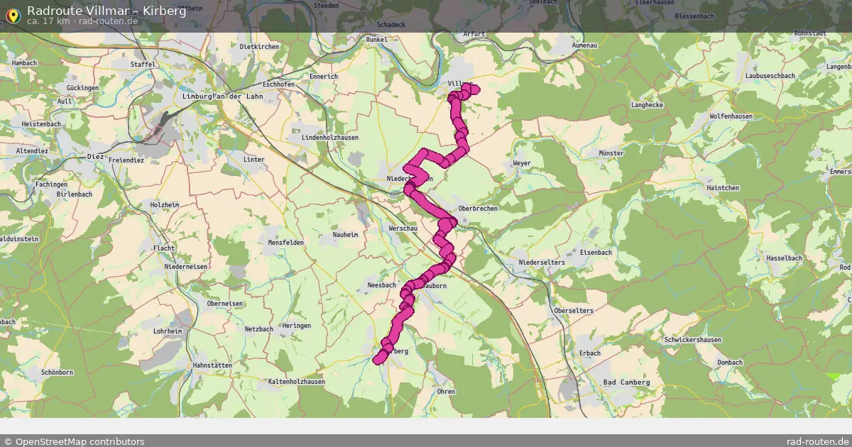 Radtour Villmar – Kirberg