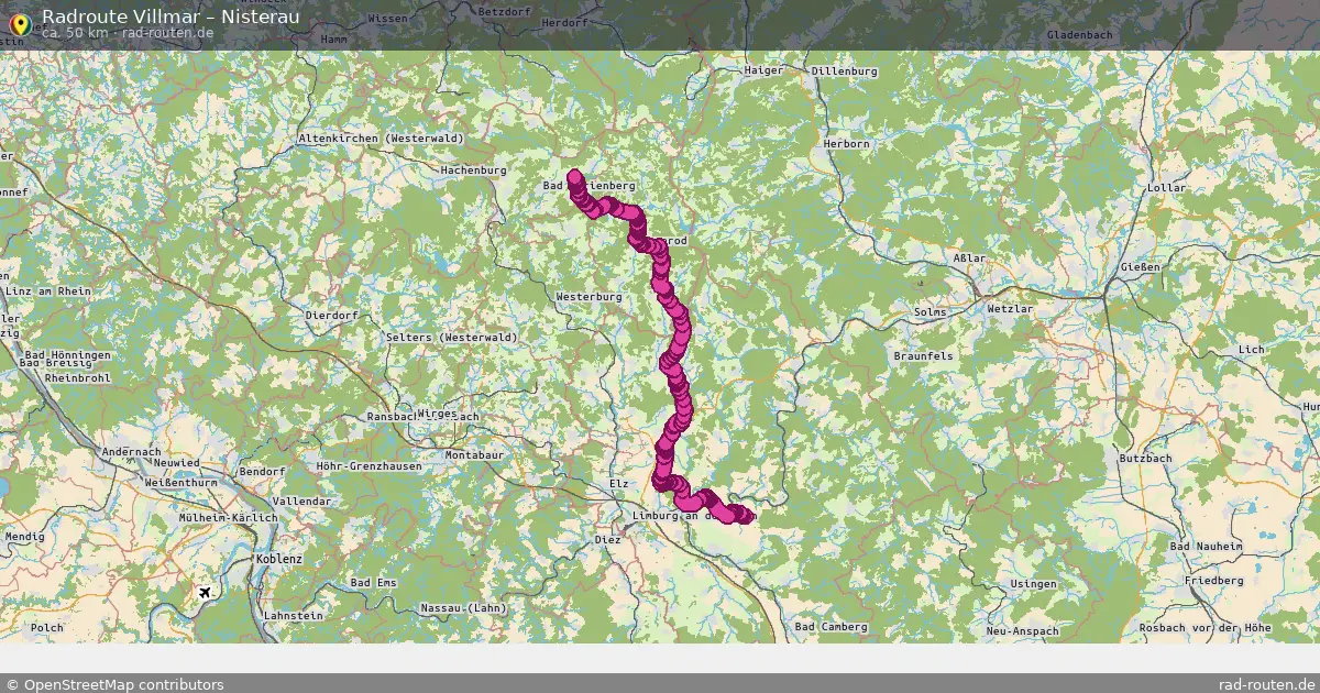 Radtour Villmar – Nisterau