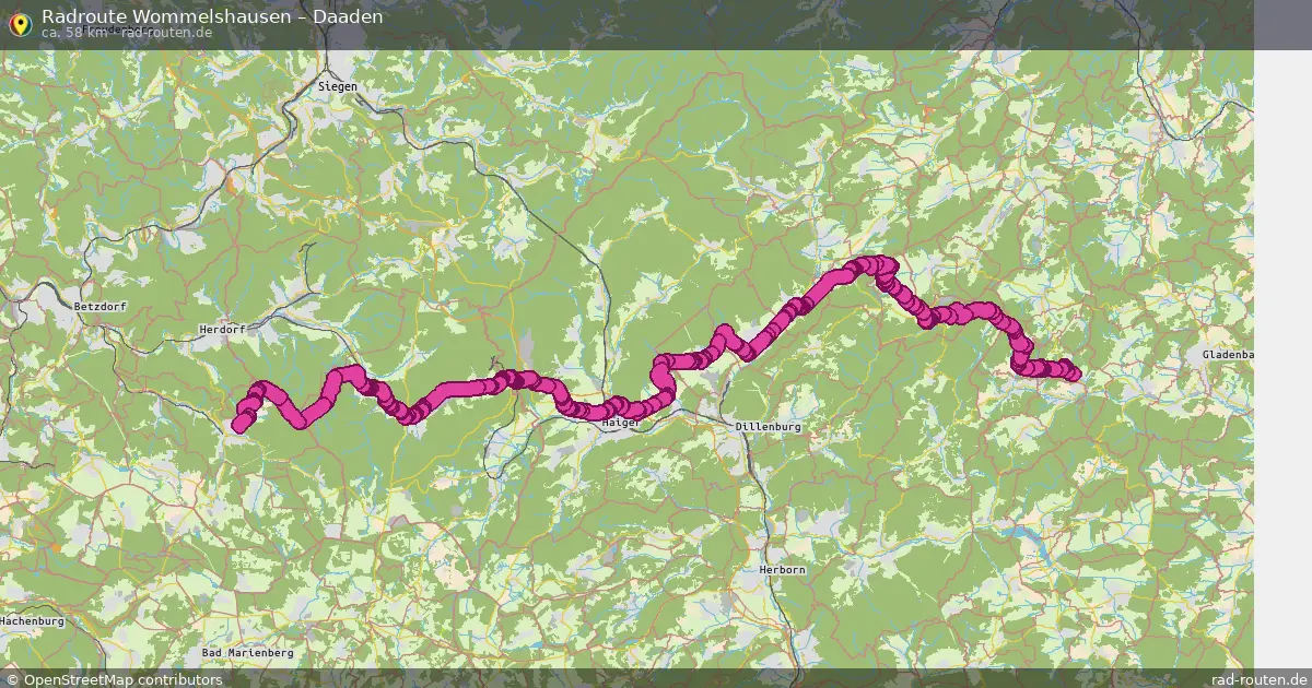 Radtour Wommelshausen – Daaden
