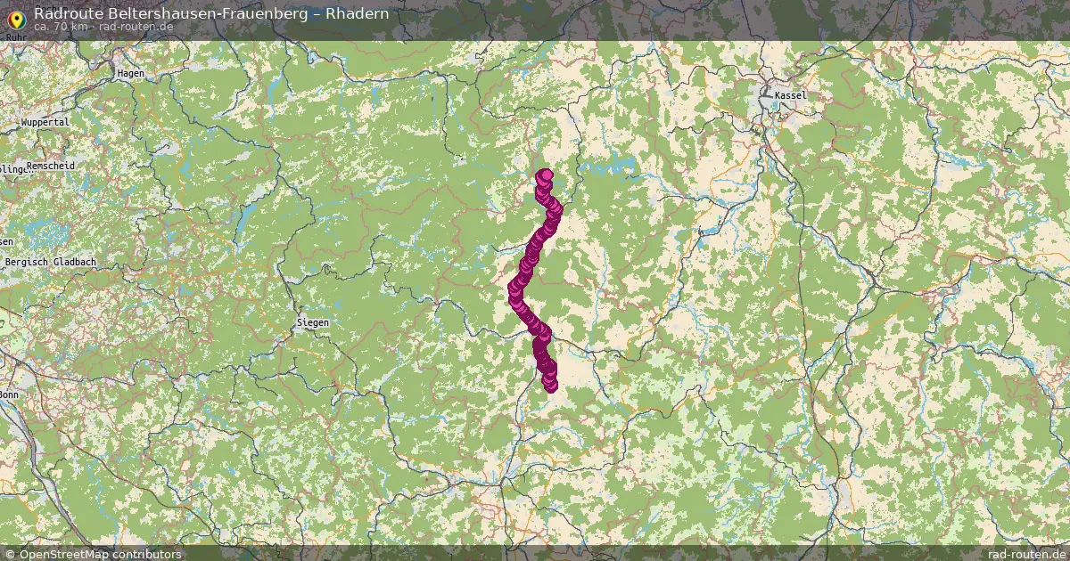 Radtour Beltershausen-Frauenberg – Rhadern
