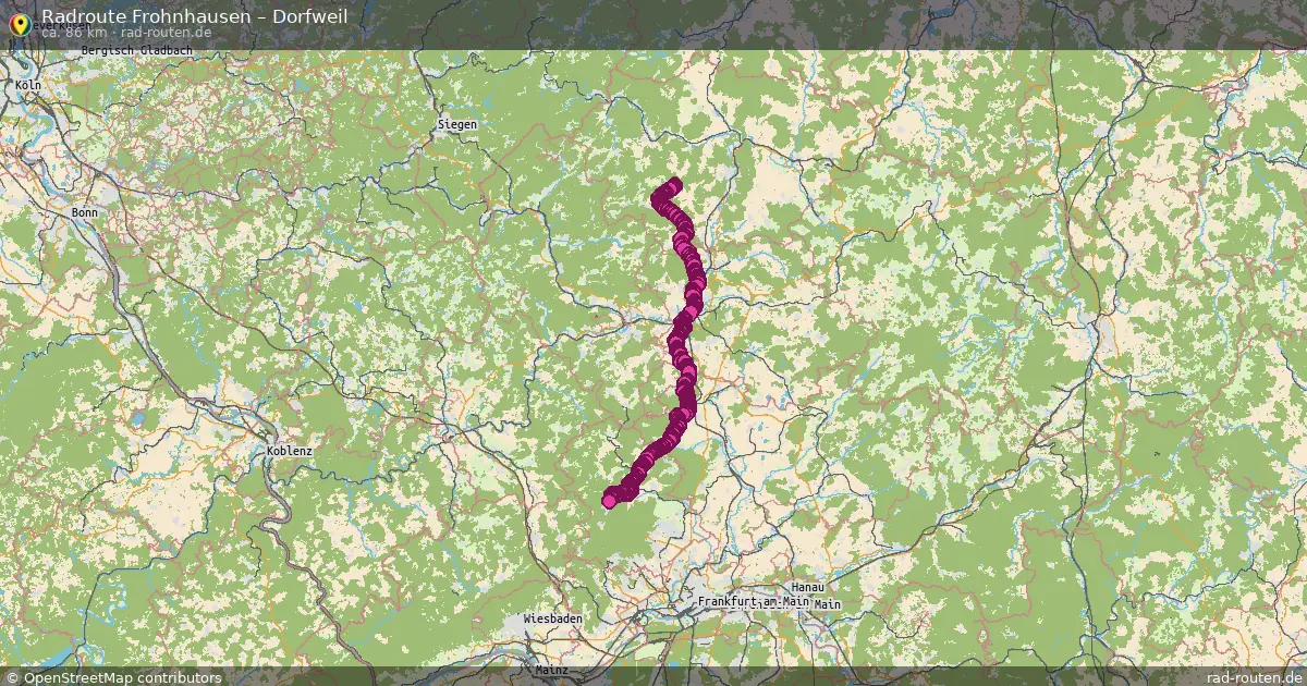 Radtour Frohnhausen – Dorfweil