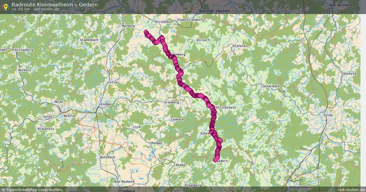 Radtour Kleinseelheim – Gedern
