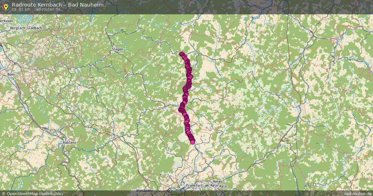 Radtour Kernbach – Bad Nauheim